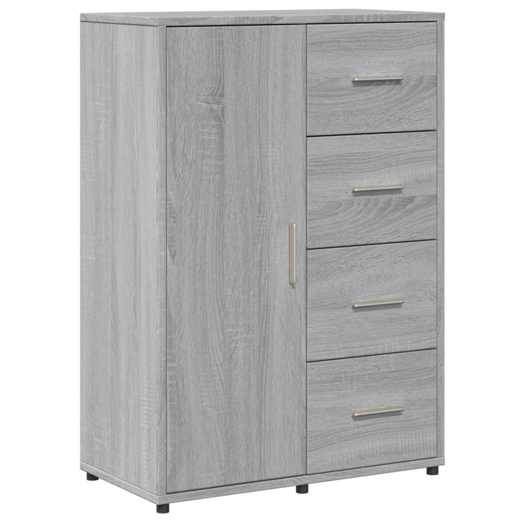 vidaXL Servantă, sonoma gri, 60x31x84 cm, lemn prelucrat vidaXL Servantă, sonoma gri, 60x31x84 cm, lemn prelucrat