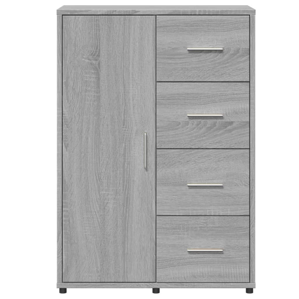 vidaXL Servantă, sonoma gri, 60x31x84 cm, lemn prelucrat vidaXL Servantă, sonoma gri, 60x31x84 cm, lemn prelucrat
