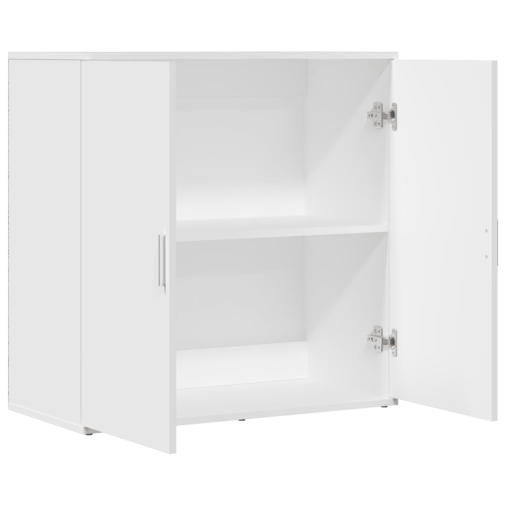 vidaXL Servantă, alb, 79x38x80 cm, lemn compozit vidaXL Servantă, alb, 79x38x80 cm, lemn compozit