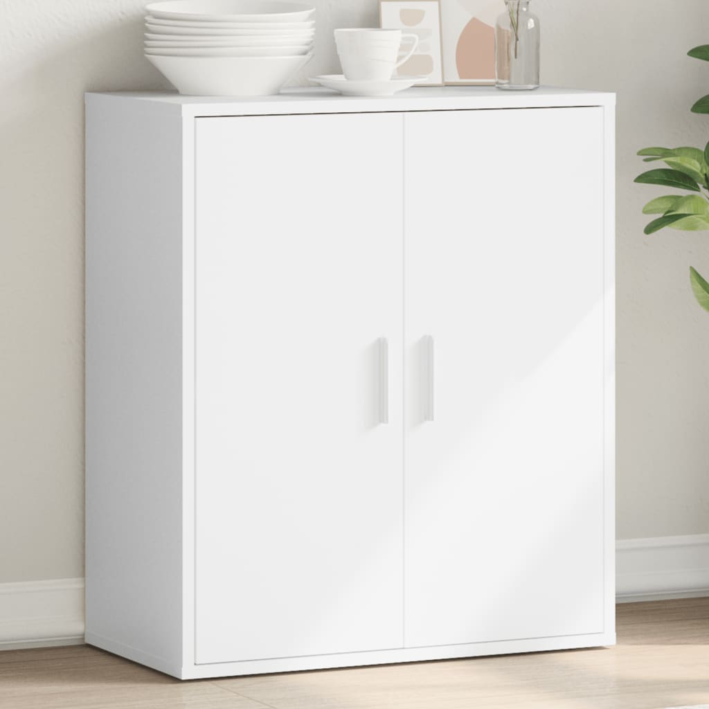 vidaXL Servantă, alb, 79x38x80 cm, lemn compozit vidaXL Servantă, alb, 79x38x80 cm, lemn compozit
