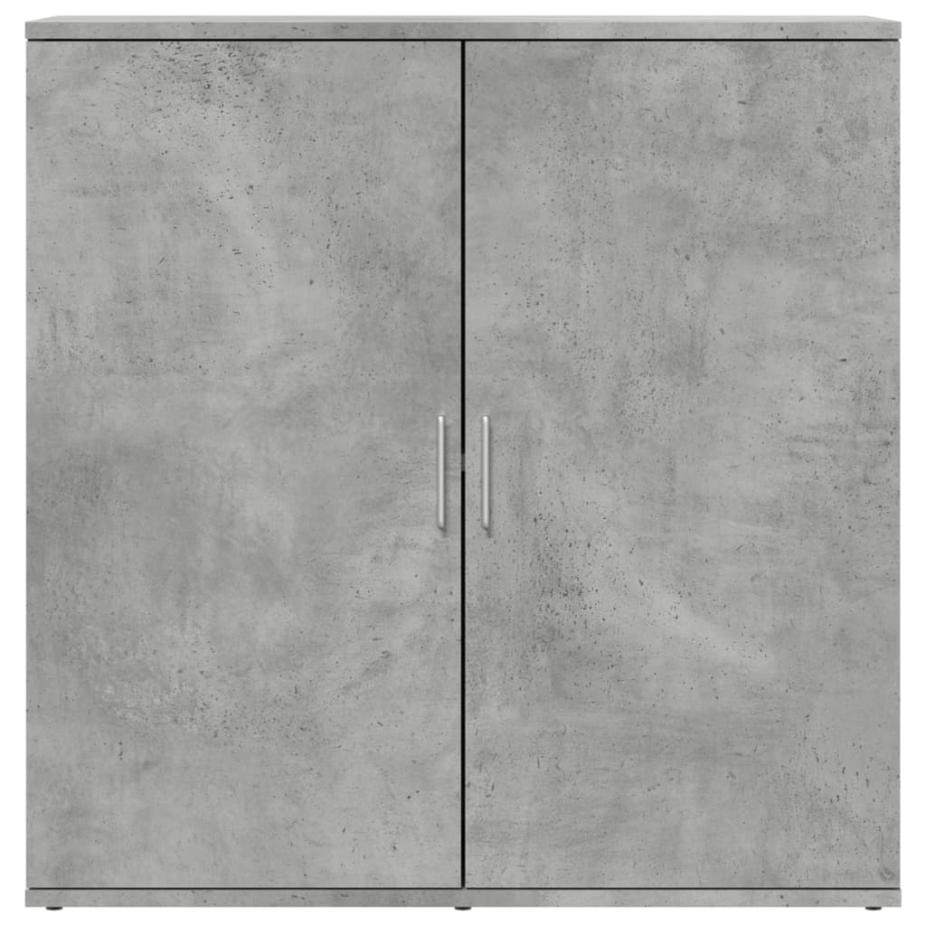 vidaXL Servantă, gri beton, 79x38x80 cm, lemn compozit