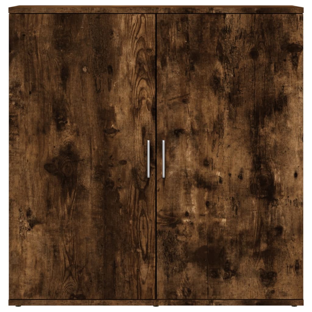 vidaXL Servantă, stejar afumat, 79x38x80 cm, lemn prelucrat