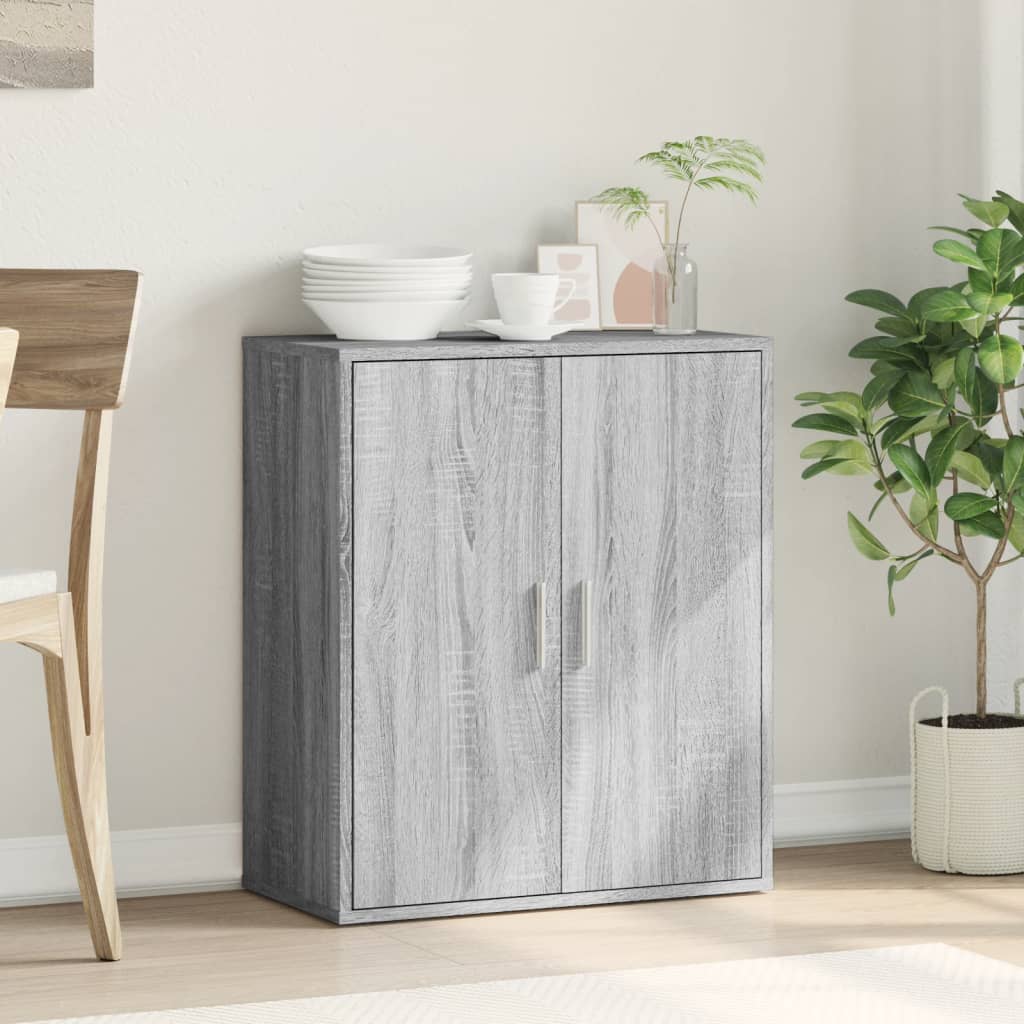 vidaXL Servantă, gri sonoma, 79x38x80 cm, lemn prelucrat