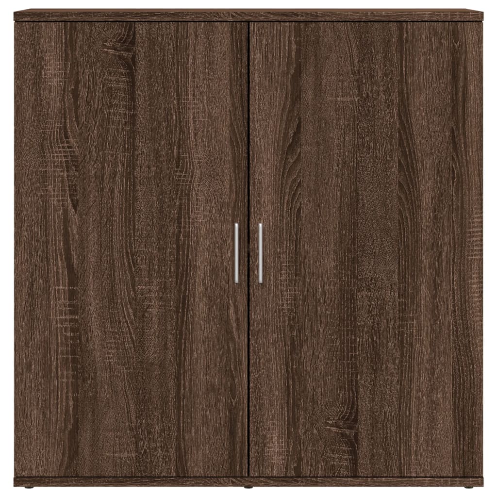 vidaXL Servantă, stejar maro, 79x38x80 cm, lemn compozit