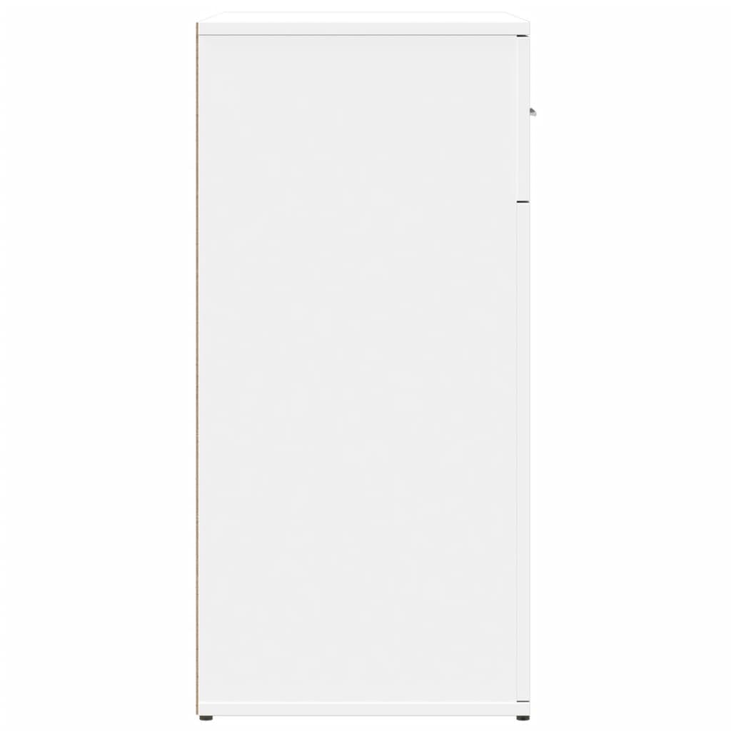 vidaXL Servantă, alb, 79x38x80 cm, lemn compozit
