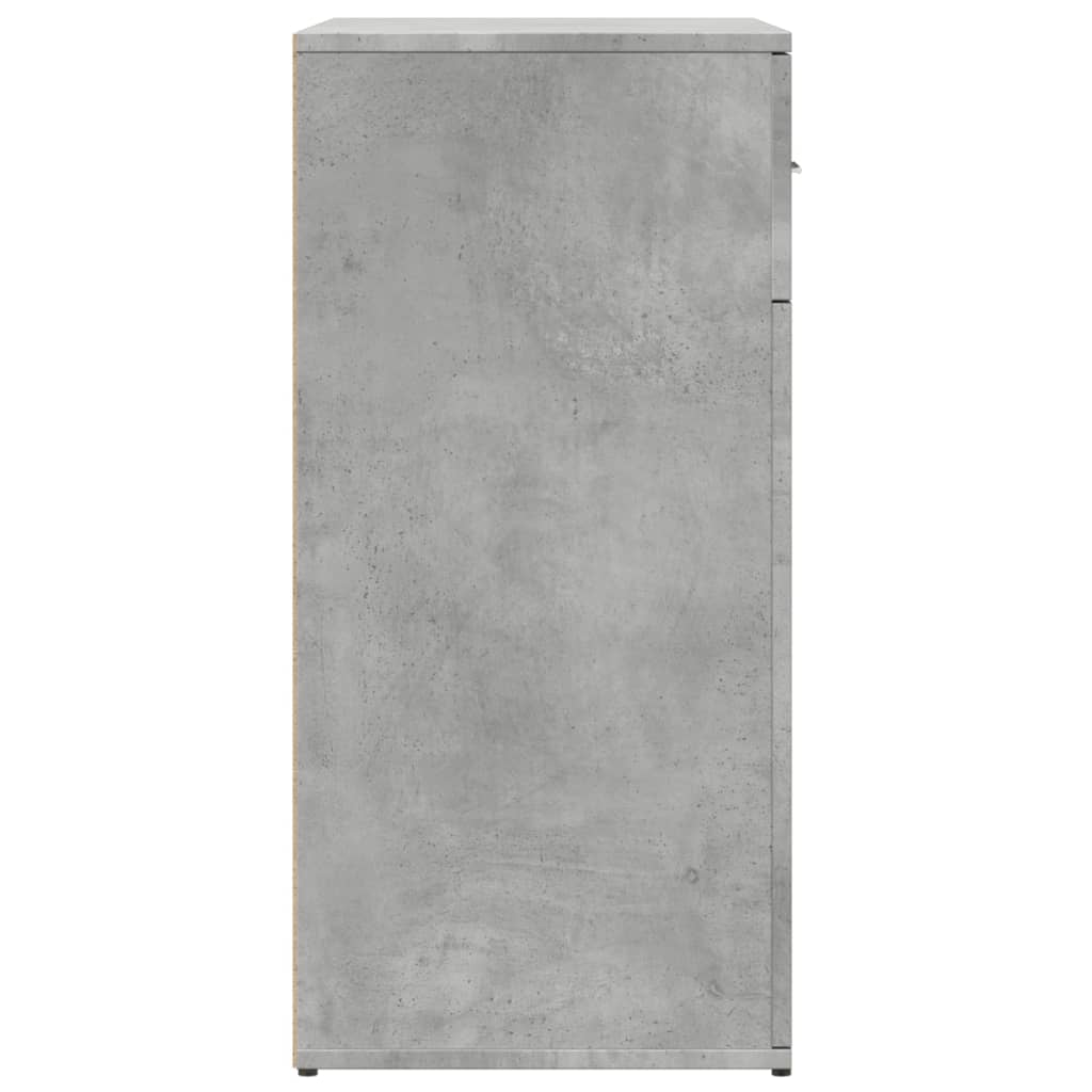 vidaXL Servantă, gri beton, 79x38x80 cm, lemn compozit vidaXL Servantă, gri beton, 79x38x80 cm, lemn compozit