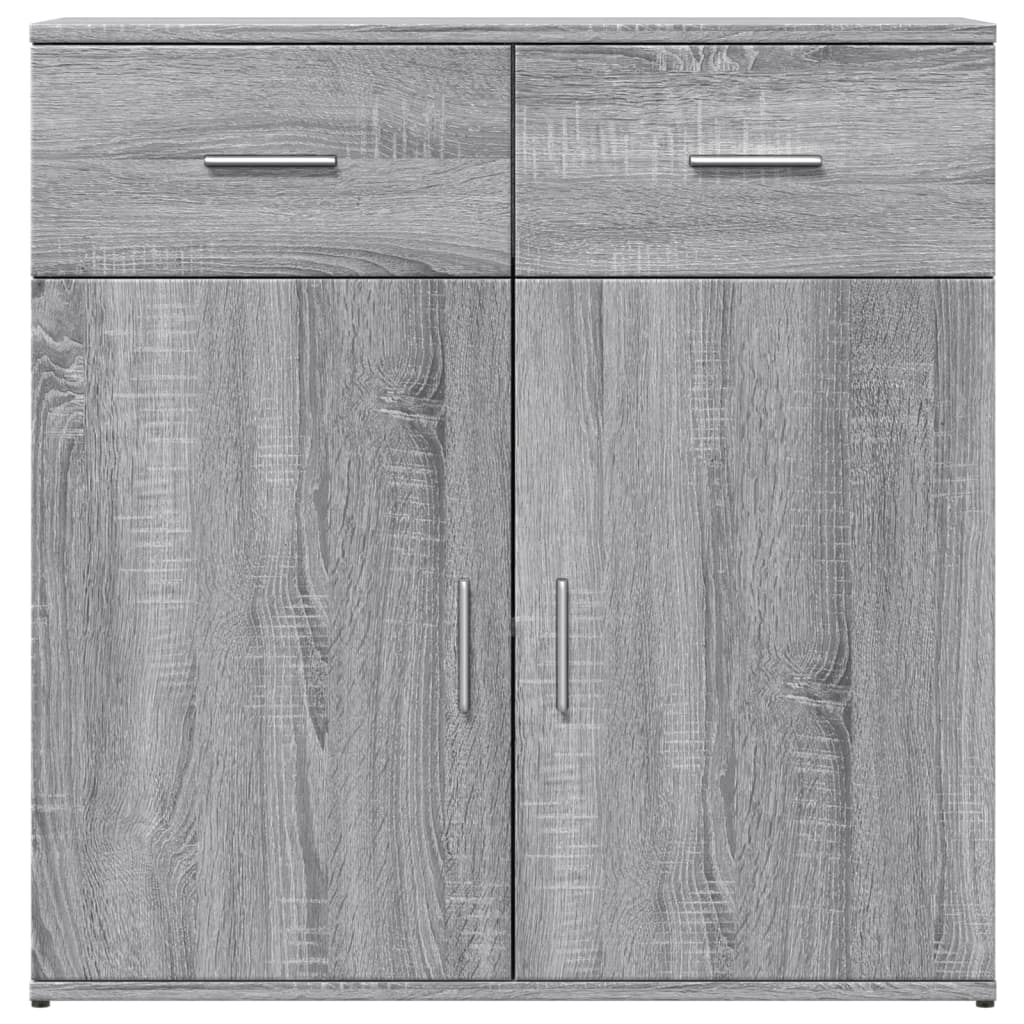 vidaXL Servantă, gri sonoma, 79x38x80 cm, lemn compozit vidaXL Servantă, gri sonoma, 79x38x80 cm, lemn compozit