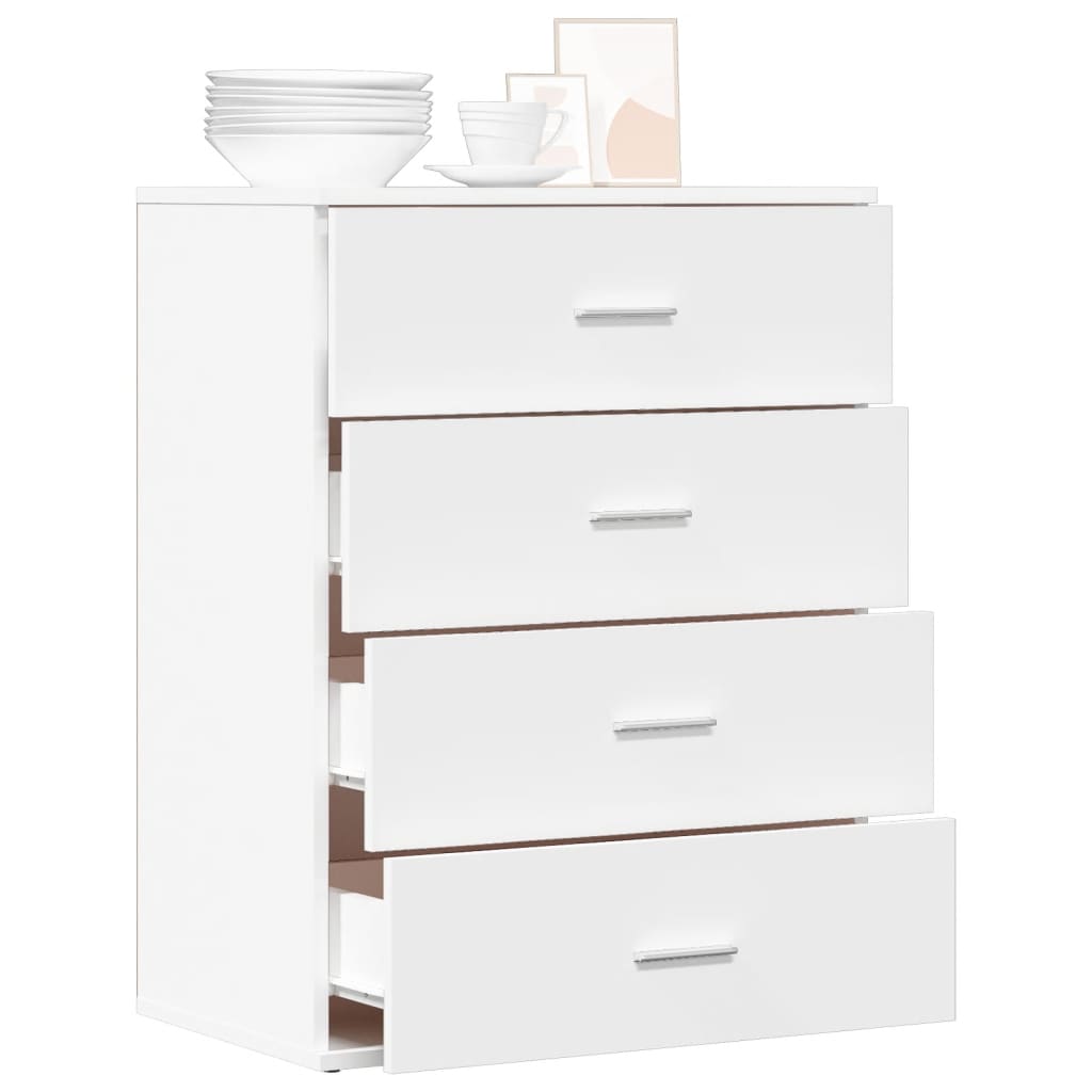 vidaXL Dulap, alb, 60x39x80 cm, lemn prelucrat