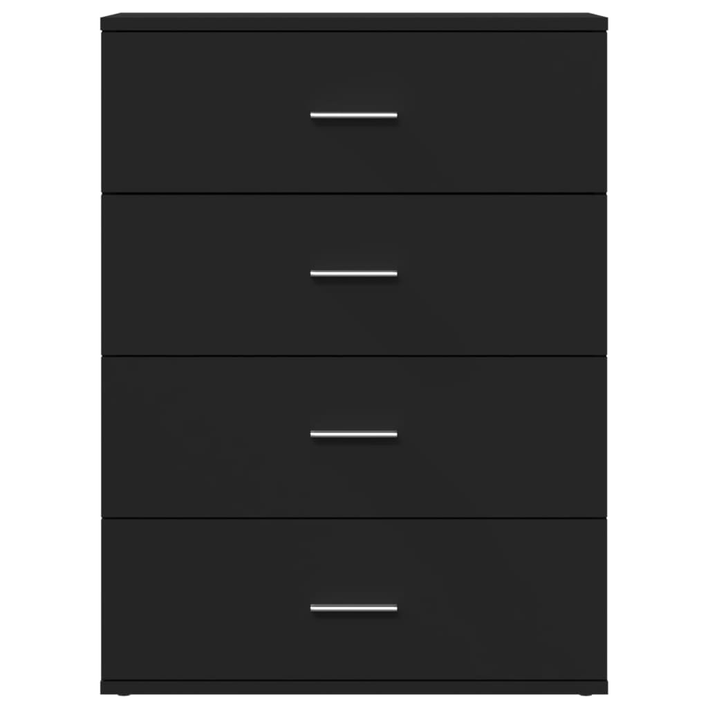 vidaXL Dulap, negru, 60x39x80 cm, lemn prelucrat