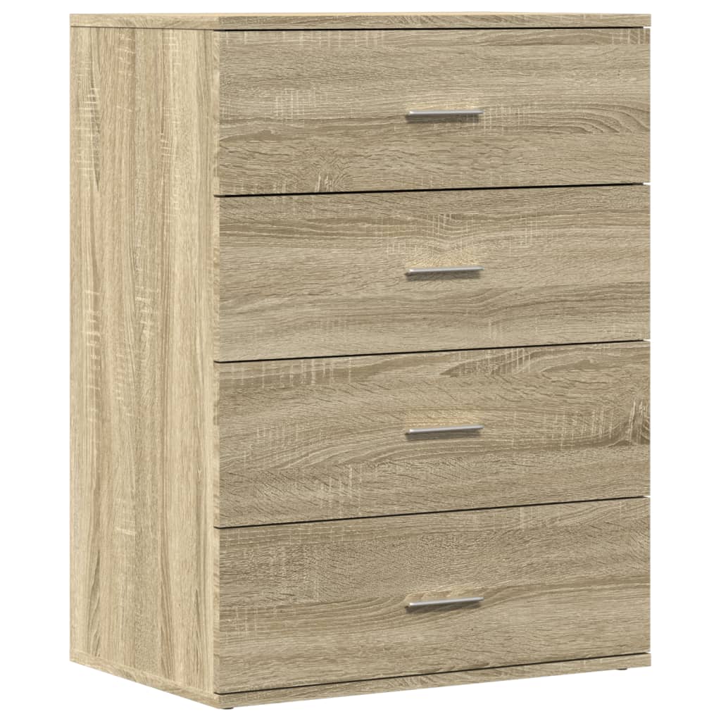 vidaXL Servantă, stejar sonoma, 60x39x80 cm, lemn compozit vidaXL Servantă, stejar sonoma, 60x39x80 cm, lemn compozit