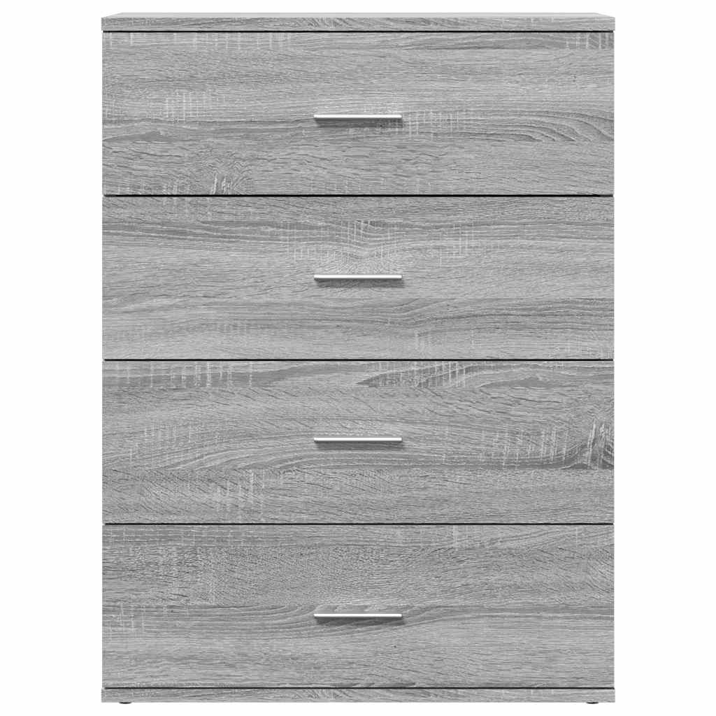 vidaXL Servantă, gri sonoma, 60x39x80 cm, lemn prelucrat vidaXL Servantă, gri sonoma, 60x39x80 cm, lemn prelucrat