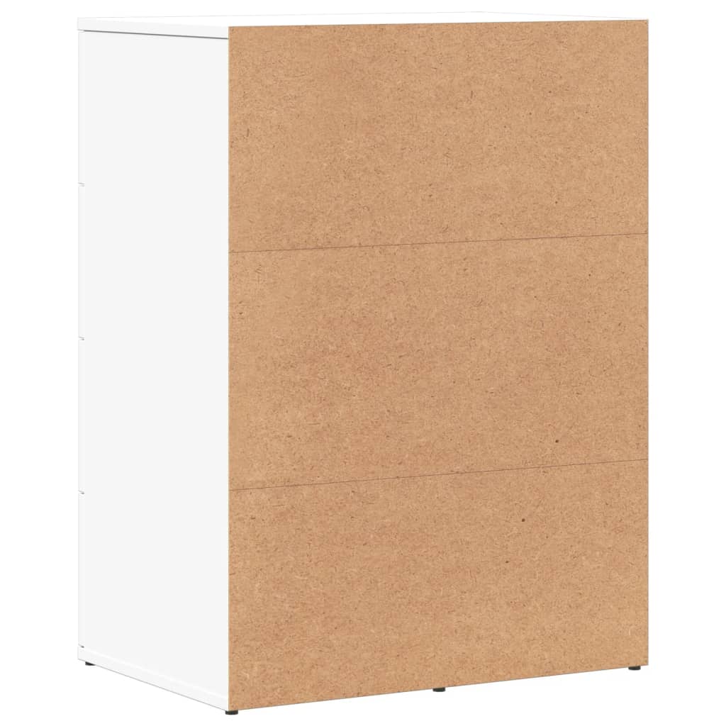 vidaXL Dulap, alb, 59x39x80 cm, lemn prelucrat