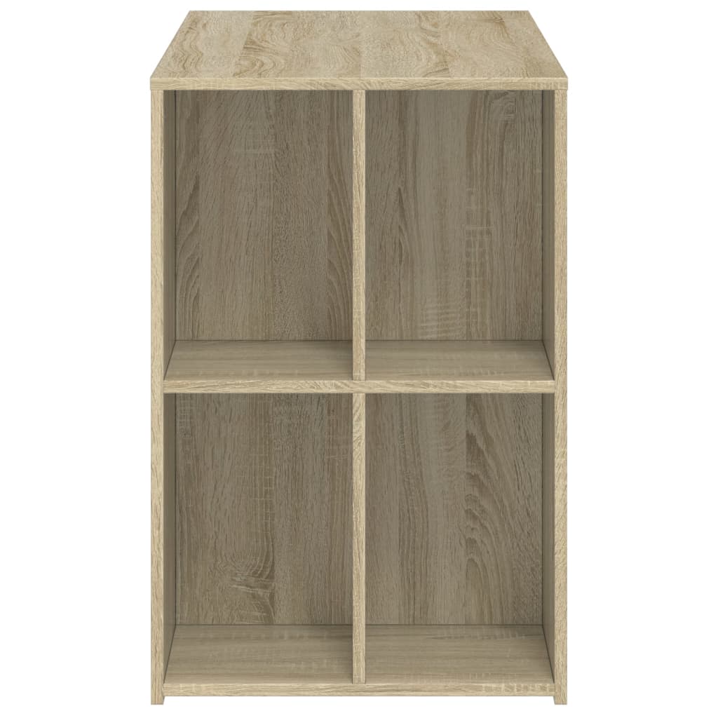 vidaXL Birou, stejar sonoma, 102x50x75 cm, lemn compozit