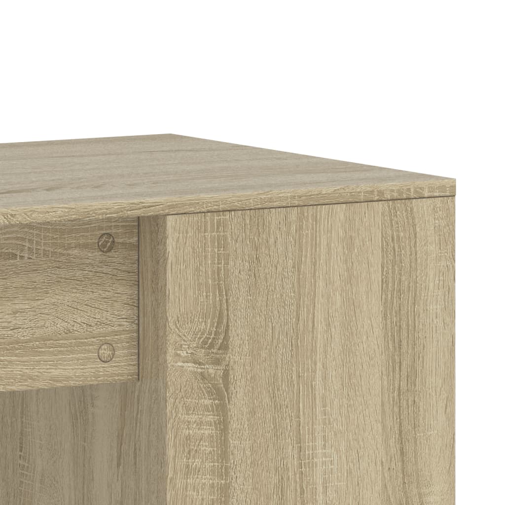 vidaXL Birou, stejar sonoma, 102x50x75 cm, lemn compozit