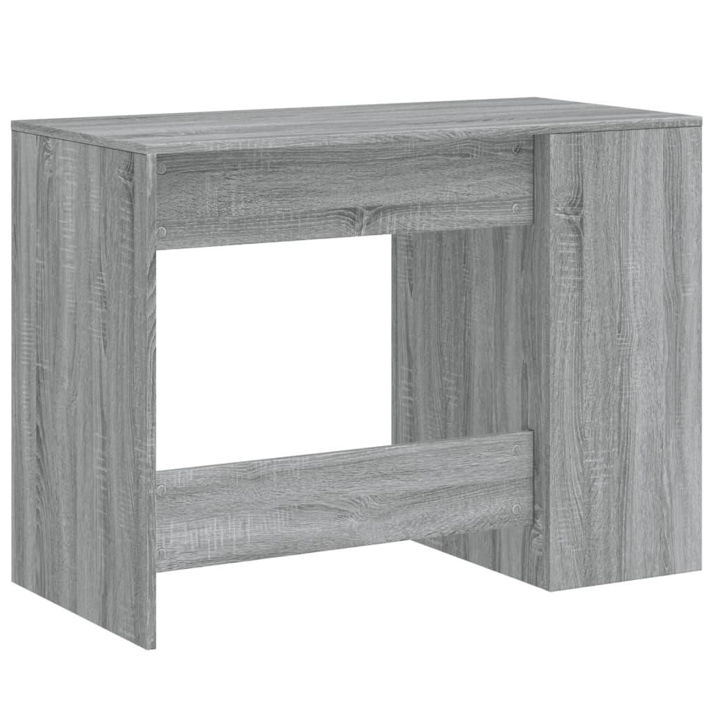 vidaXL Birou, gri sonoma, 102x50x75 cm, lemn compozit