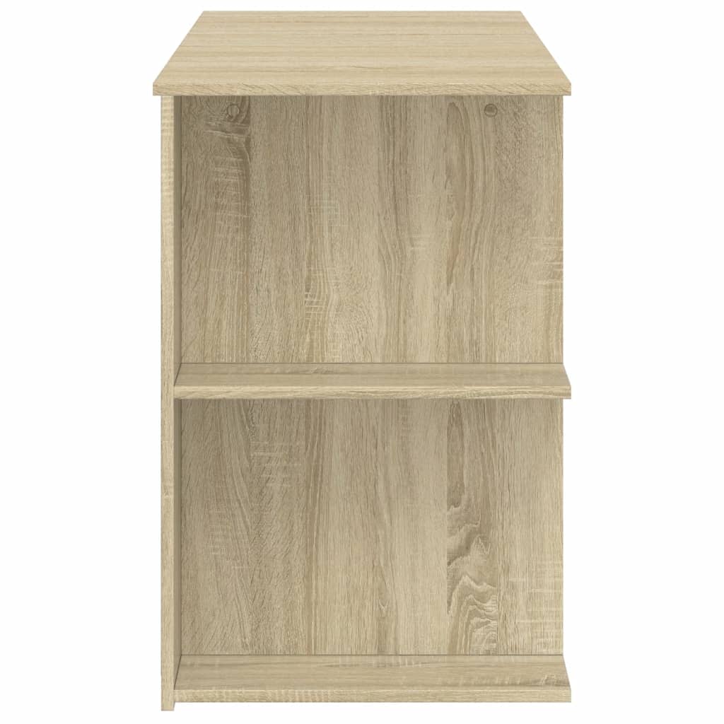 vidaXL Birou, stejar sonoma, 140x50x75 cm, lemn compozit