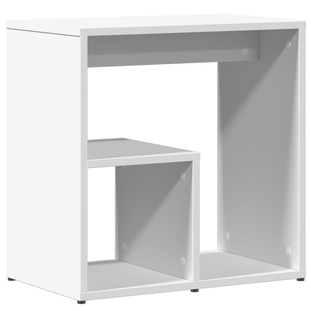 vidaXL Masă laterală, 2 buc., alb, 50x30x50 cm, lemn prelucrat vidaXL Masă laterală, 2 buc., alb, 50x30x50 cm, lemn prelucrat