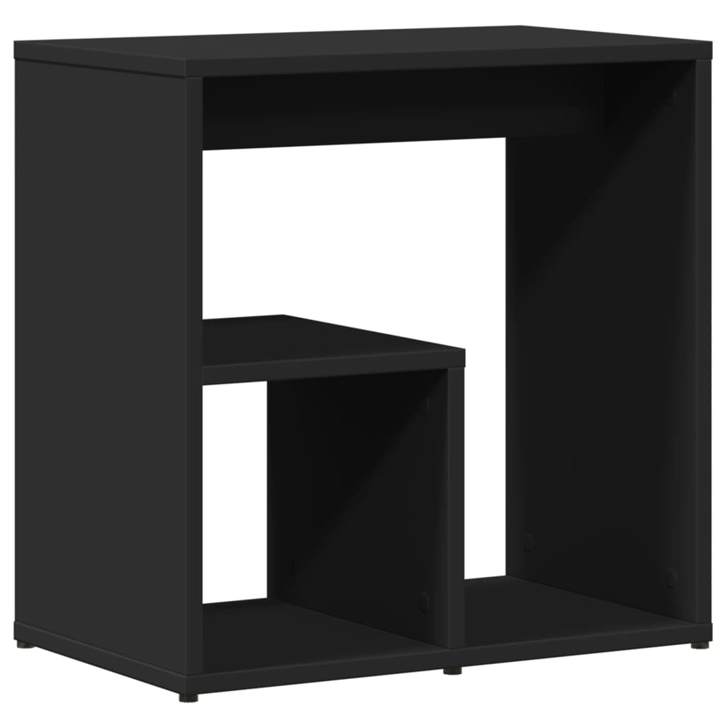 vidaXL Masă laterală, 2 buc., negru, 50x30x50 cm, lemn prelucrat vidaXL Masă laterală, 2 buc., negru, 50x30x50 cm, lemn prelucrat