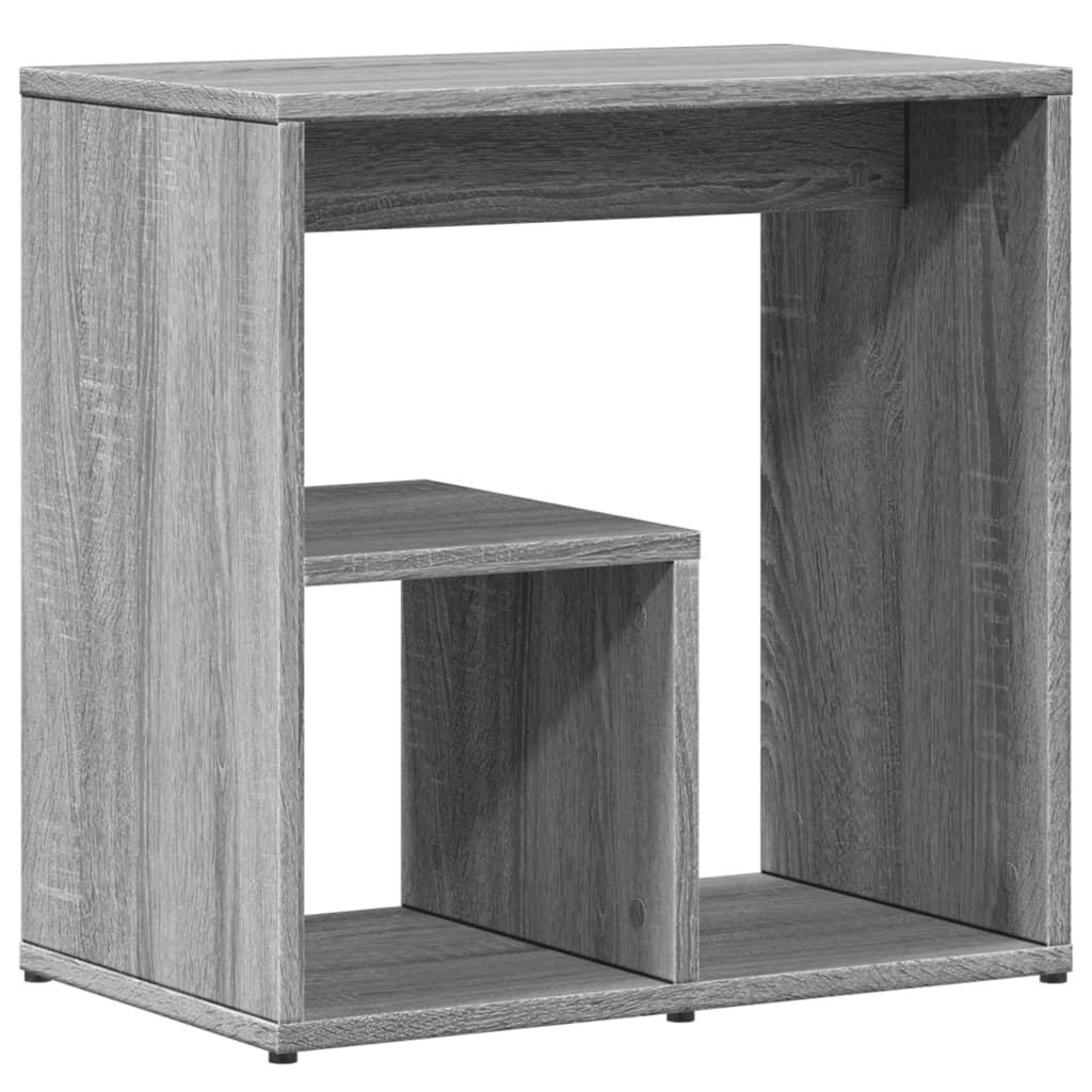 vidaXL Mese laterale, 2 buc., sonoma gri, 50x30x50 cm, lemn compozit