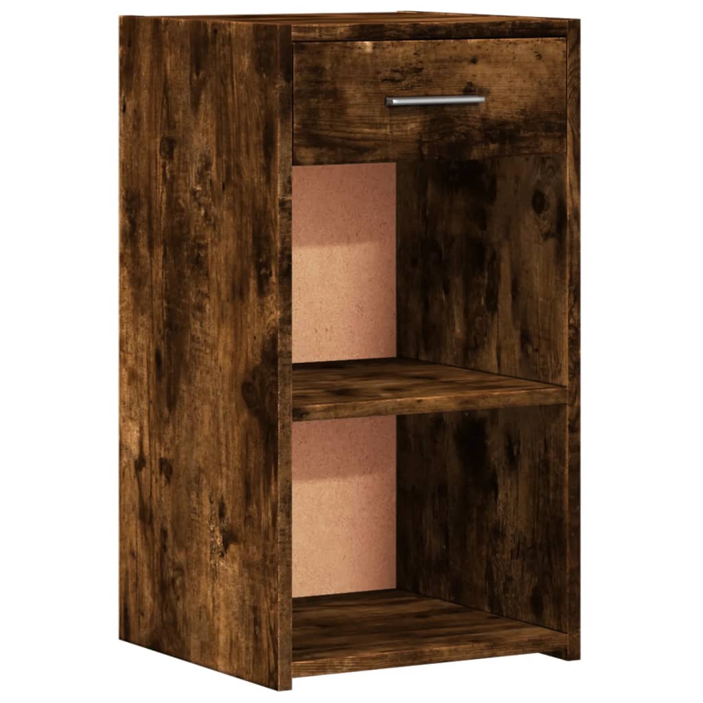 vidaXL Noptiere, 2 buc., stejar fumuriu, 35x34x65 cm, lemn prelucrat vidaXL Noptiere, 2 buc., stejar fumuriu, 35x34x65 cm, lemn prelucrat