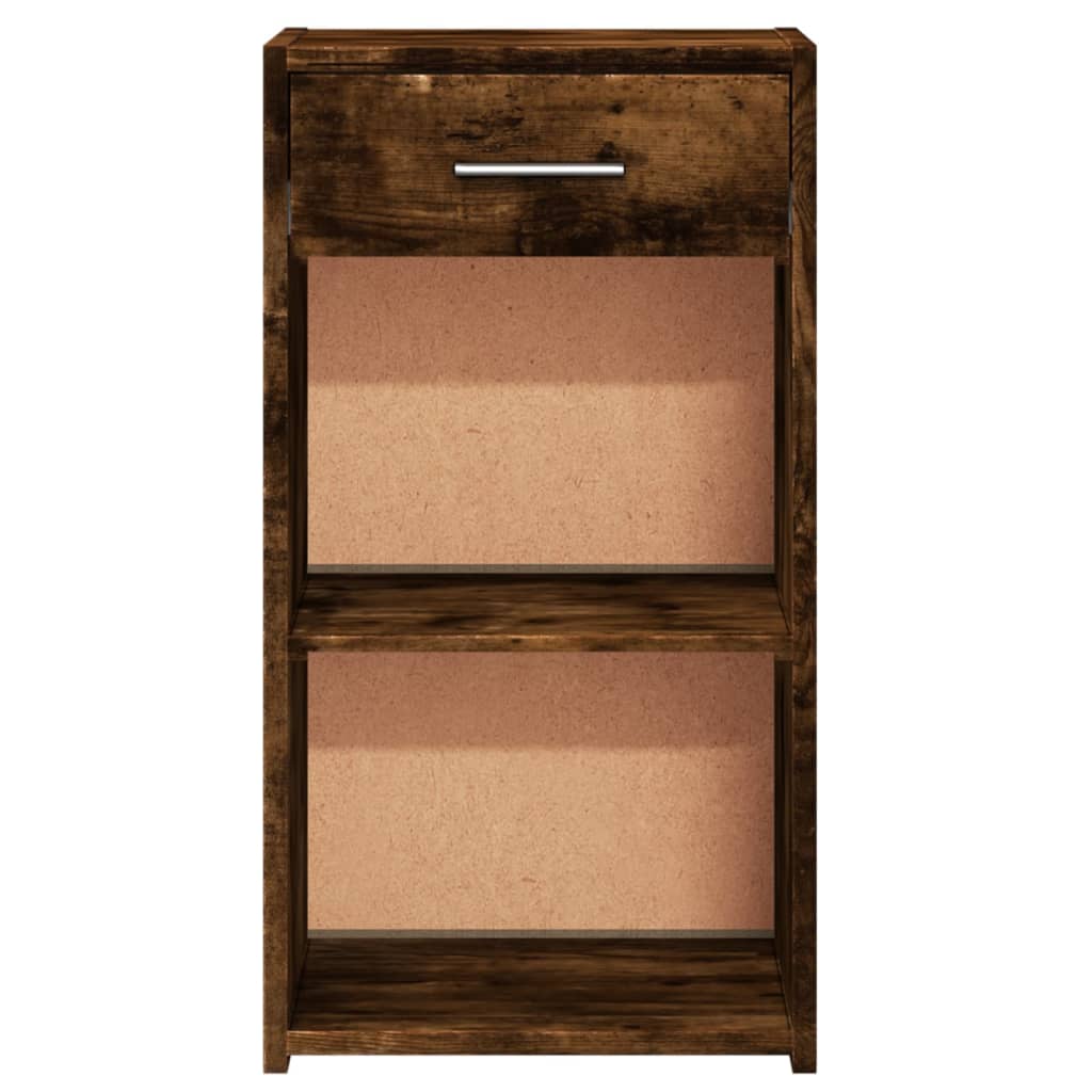 vidaXL Noptiere, 2 buc., stejar fumuriu, 35x34x65 cm, lemn prelucrat vidaXL Noptiere, 2 buc., stejar fumuriu, 35x34x65 cm, lemn prelucrat