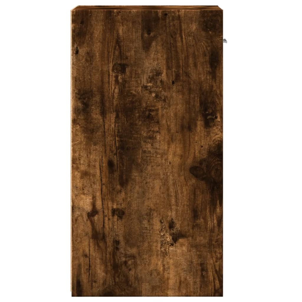 vidaXL Noptiere, 2 buc., stejar fumuriu, 35x34x65 cm, lemn prelucrat vidaXL Noptiere, 2 buc., stejar fumuriu, 35x34x65 cm, lemn prelucrat