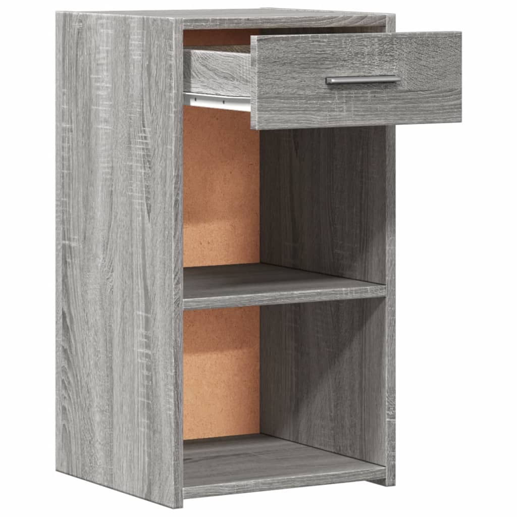 vidaXL Noptiere, 2 buc., gri sonoma, 35x34x65 cm, lemn prelucrat vidaXL Noptiere, 2 buc., gri sonoma, 35x34x65 cm, lemn prelucrat