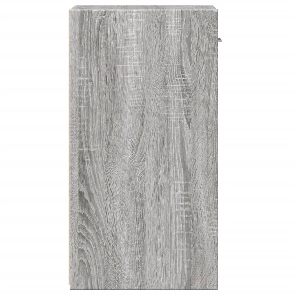 vidaXL Noptiere, 2 buc., gri sonoma, 35x34x65 cm, lemn prelucrat vidaXL Noptiere, 2 buc., gri sonoma, 35x34x65 cm, lemn prelucrat