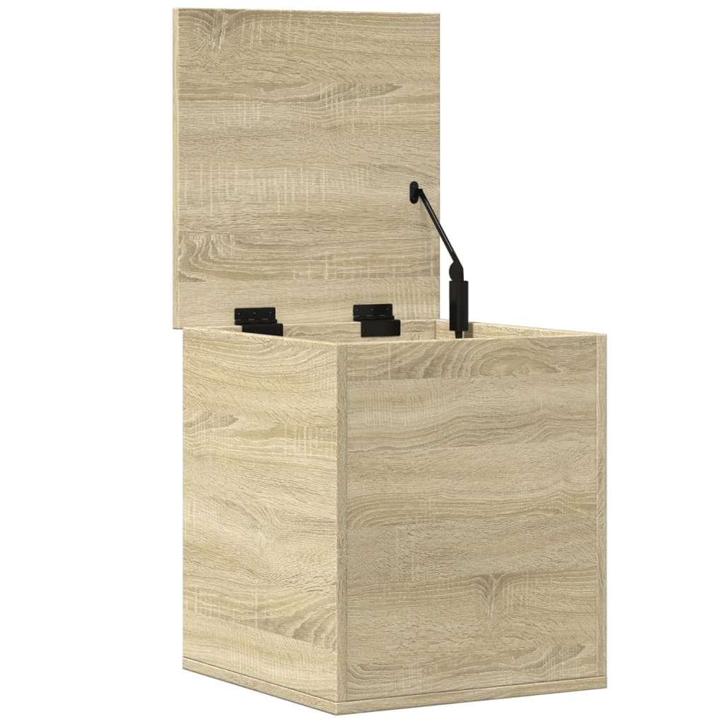 vidaXL Cutie de depozitare, stejar sonoma, 40x42x46 cm, lemn prelucrat vidaXL Cutie de depozitare, stejar sonoma, 40x42x46 cm, lemn prelucrat