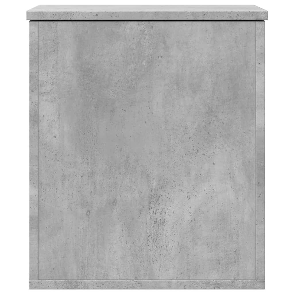 vidaXL Cutie de depozitare, gri beton, 40x42x46 cm, lemn prelucrat vidaXL Cutie de depozitare, gri beton, 40x42x46 cm, lemn prelucrat