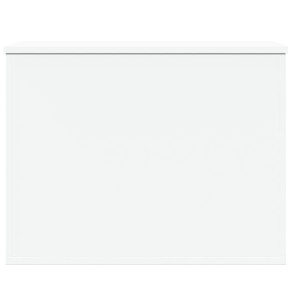 vidaXL Cutie de depozitare, alb, 60x42x46 cm, lemn prelucrat vidaXL Cutie de depozitare, alb, 60x42x46 cm, lemn prelucrat