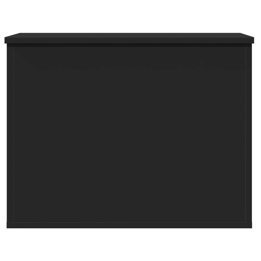 vidaXL Cutie de depozitare, negru, 60x42x46 cm, lemn prelucrat vidaXL Cutie de depozitare, negru, 60x42x46 cm, lemn prelucrat