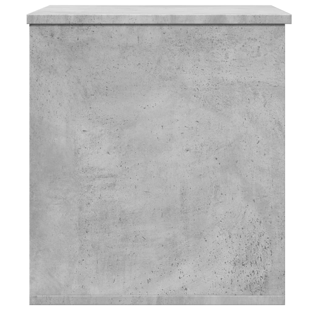 vidaXL Cutie de depozitare, gri beton, 60x42x46 cm, lemn prelucrat vidaXL Cutie de depozitare, gri beton, 60x42x46 cm, lemn prelucrat