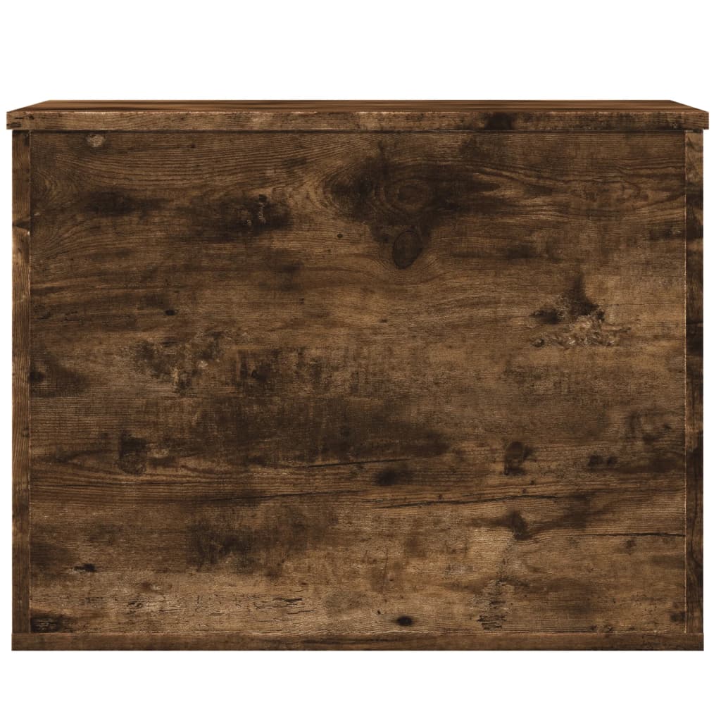 vidaXL Cutie de depozitare, stejar fumuriu, 60x42x46 cm lemn prelucrat vidaXL Cutie de depozitare, stejar fumuriu, 60x42x46 cm lemn prelucrat