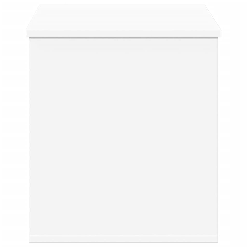 vidaXL Cutie de depozitare, alb, 100x42x46 cm, lemn prelucrat vidaXL Cutie de depozitare, alb, 100x42x46 cm, lemn prelucrat