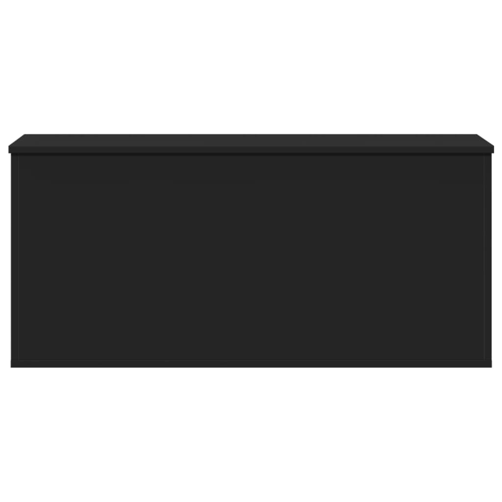 vidaXL Cutie de depozitare, negru, 100x42x46 cm, lemn prelucrat vidaXL Cutie de depozitare, negru, 100x42x46 cm, lemn prelucrat