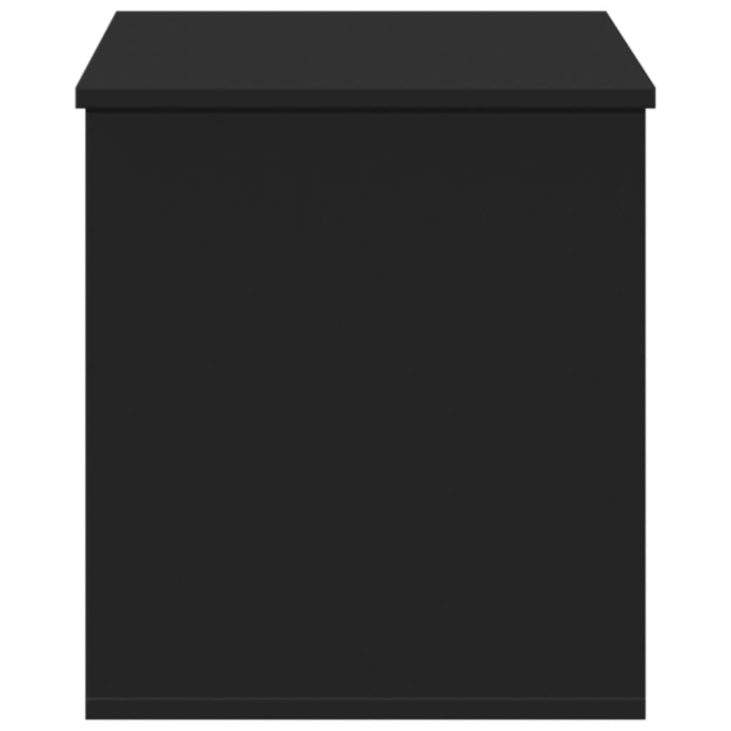 vidaXL Cutie de depozitare, negru, 100x42x46 cm, lemn prelucrat vidaXL Cutie de depozitare, negru, 100x42x46 cm, lemn prelucrat