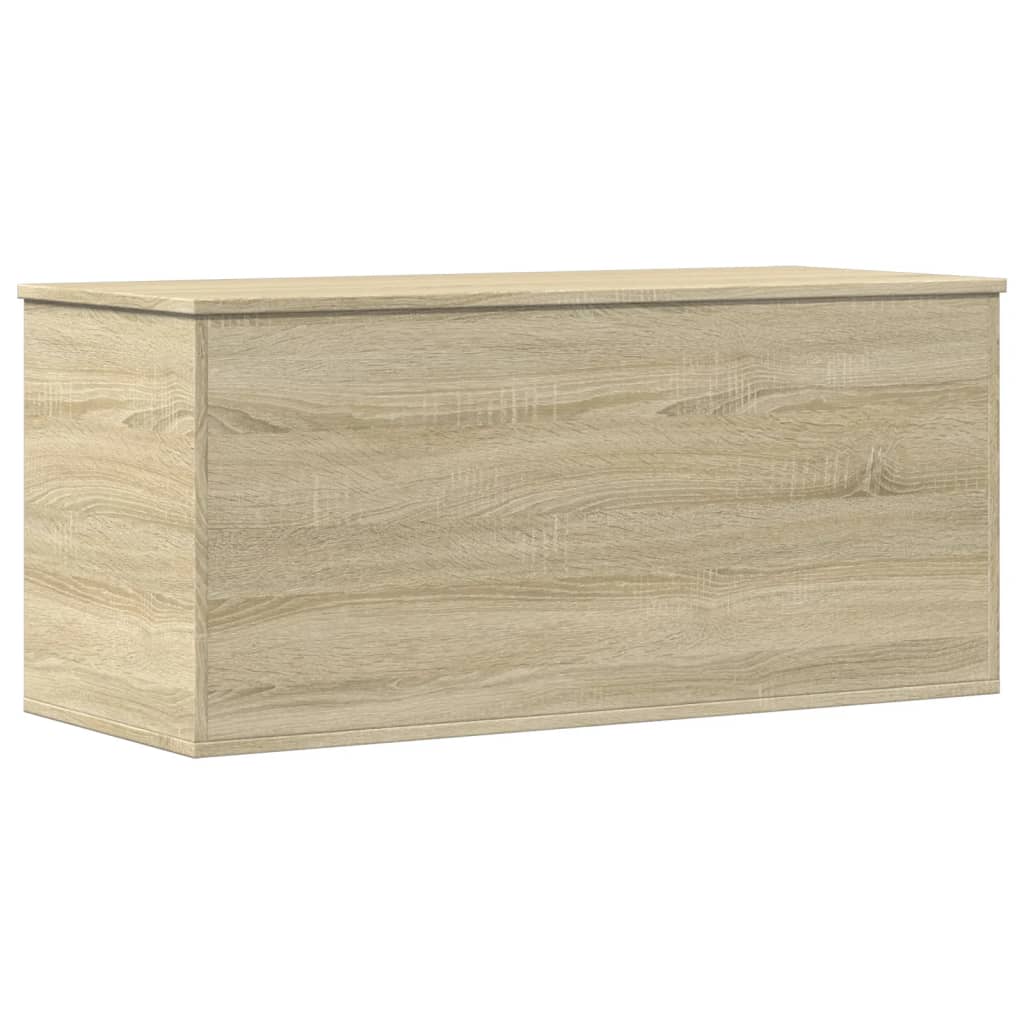 vidaXL Cutie de depozitare stejar sonoma, 100x42x46 cm, lemn prelucrat vidaXL Cutie de depozitare stejar sonoma, 100x42x46 cm, lemn prelucrat