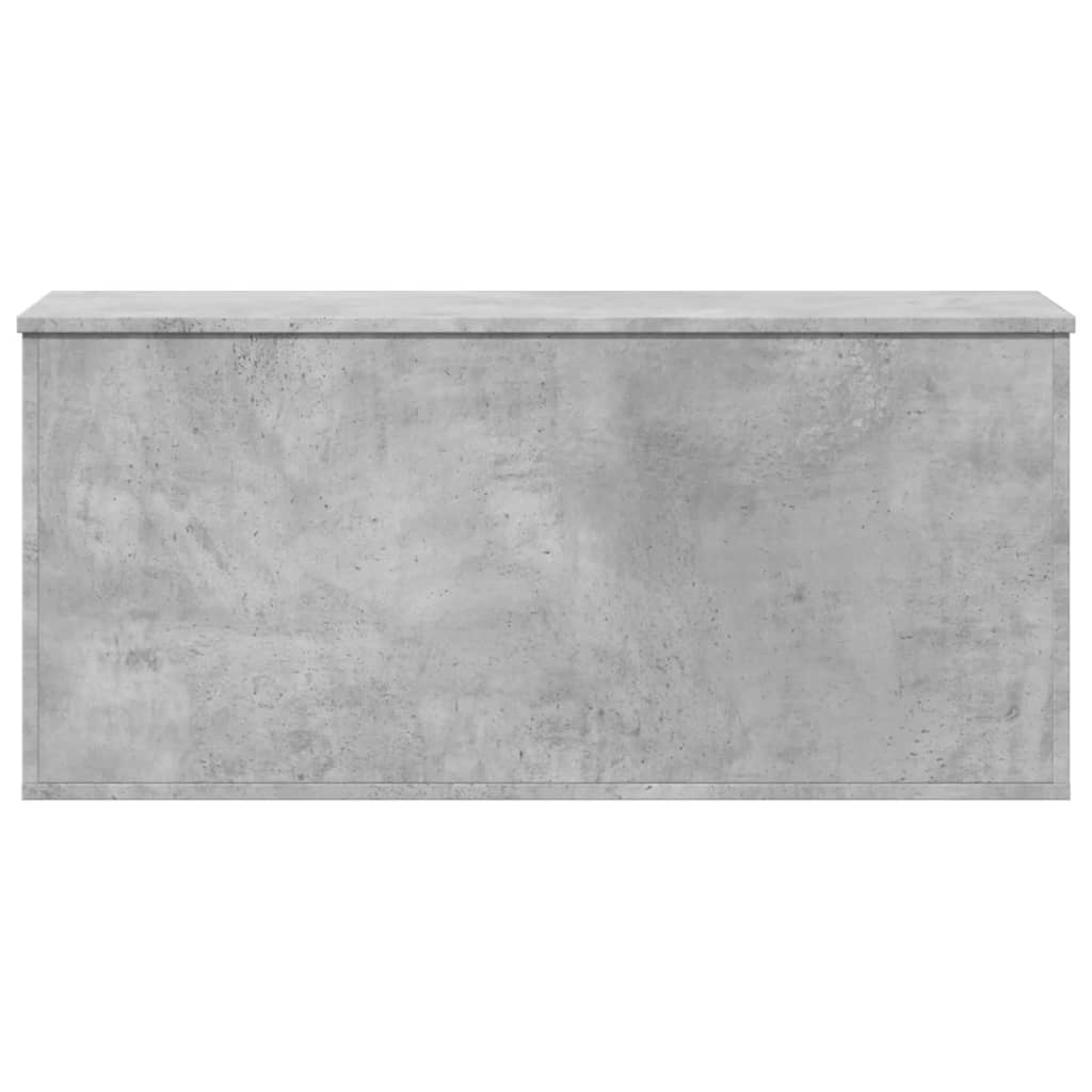 vidaXL Cutie de depozitare, gri beton, 100x42x46 cm, lemn prelucrat vidaXL Cutie de depozitare, gri beton, 100x42x46 cm, lemn prelucrat