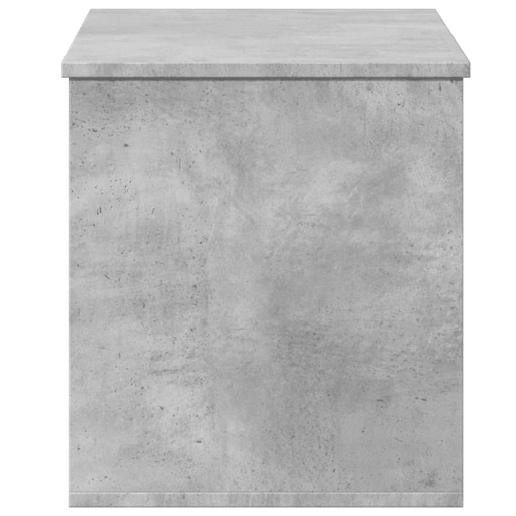 vidaXL Cutie de depozitare, gri beton, 100x42x46 cm, lemn prelucrat vidaXL Cutie de depozitare, gri beton, 100x42x46 cm, lemn prelucrat