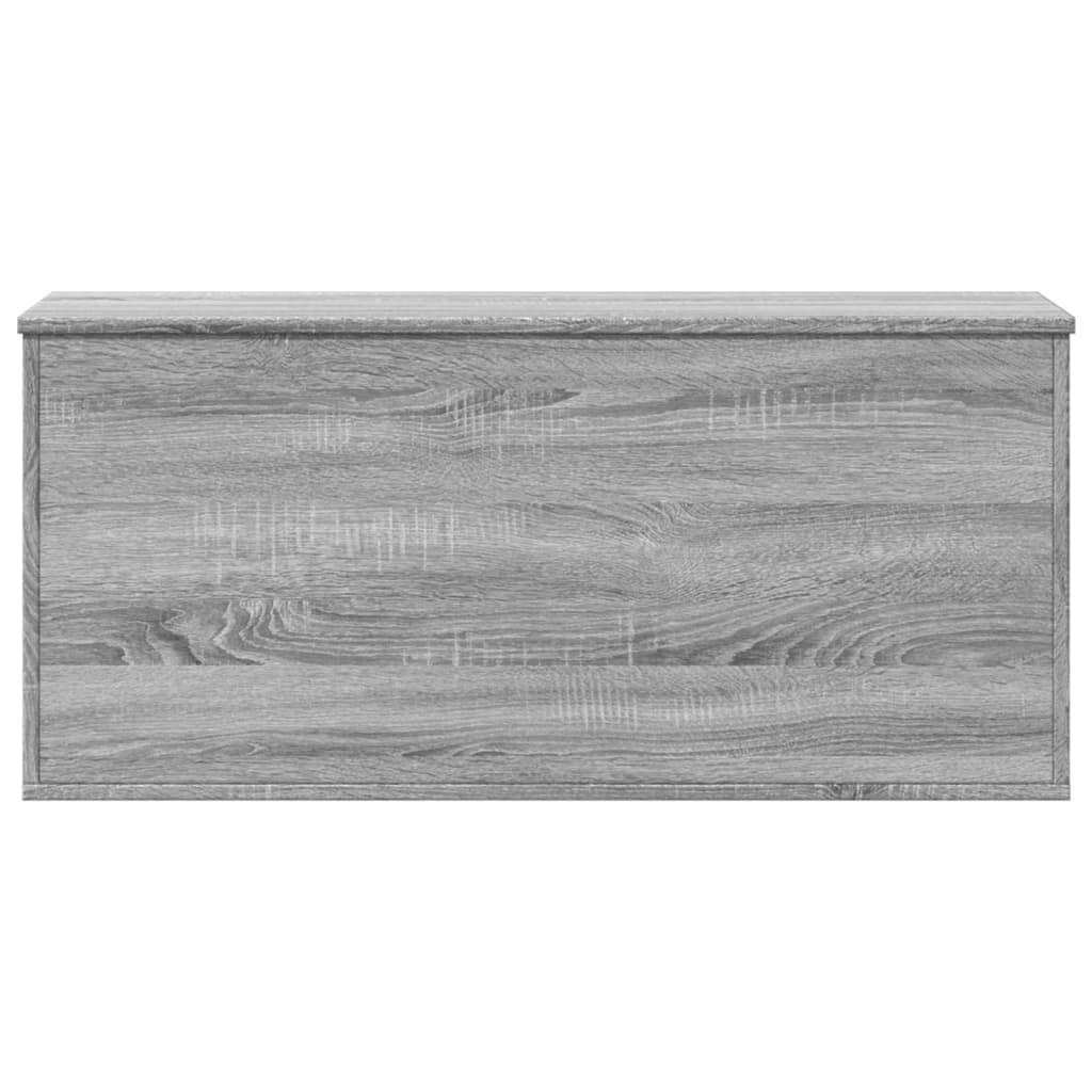 vidaXL Cutie de depozitare, gri sonoma, 100x42x46 cm, lemn prelucrat vidaXL Cutie de depozitare, gri sonoma, 100x42x46 cm, lemn prelucrat