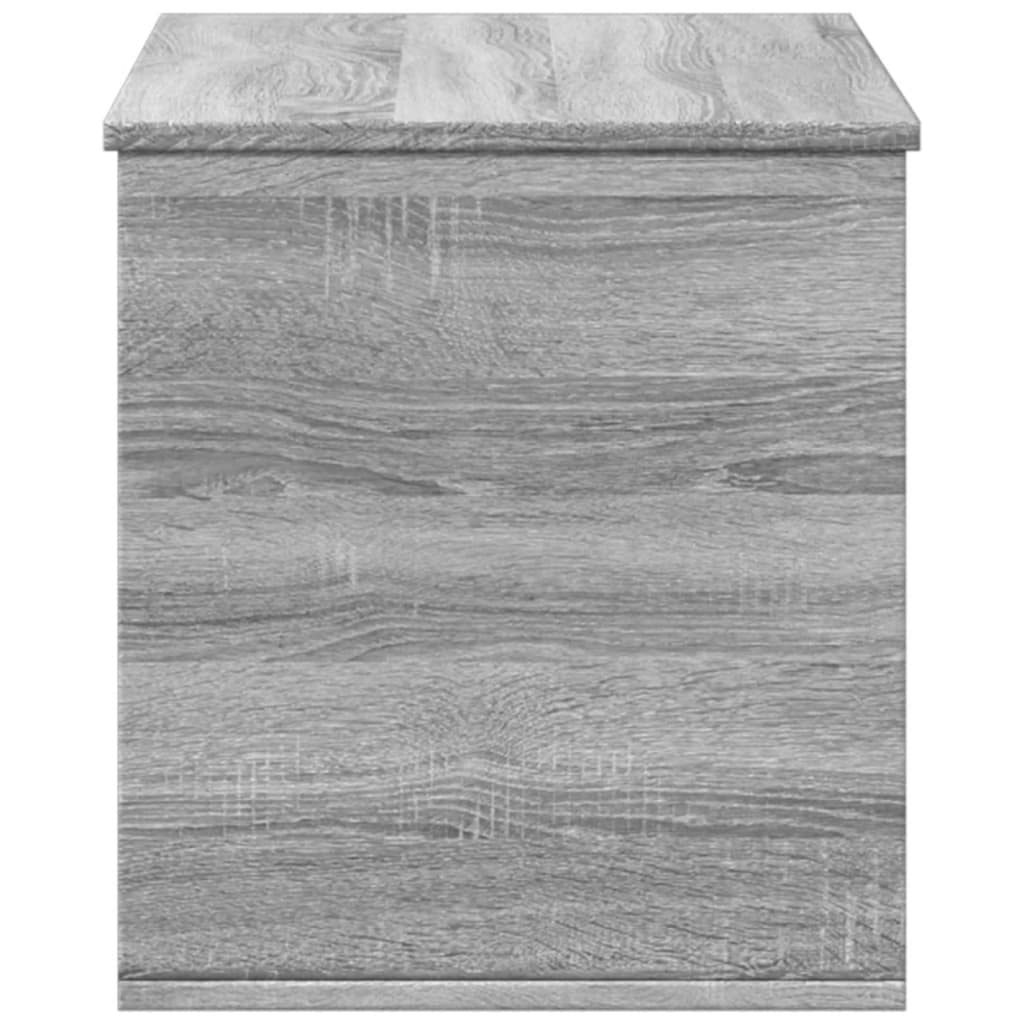 vidaXL Cutie de depozitare, gri sonoma, 100x42x46 cm, lemn prelucrat vidaXL Cutie de depozitare, gri sonoma, 100x42x46 cm, lemn prelucrat