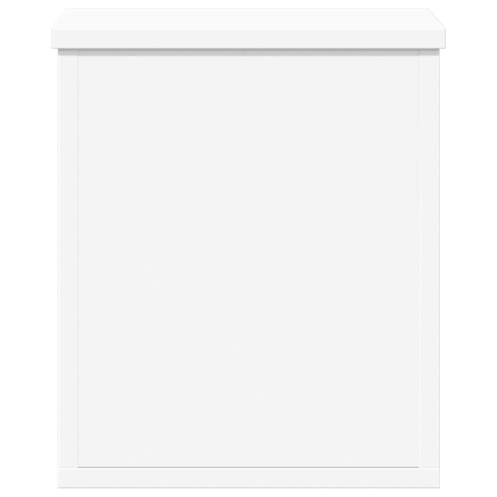 vidaXL Cutie de depozitare, alb, 30x35x35 cm, lemn prelucrat vidaXL Cutie de depozitare, alb, 30x35x35 cm, lemn prelucrat