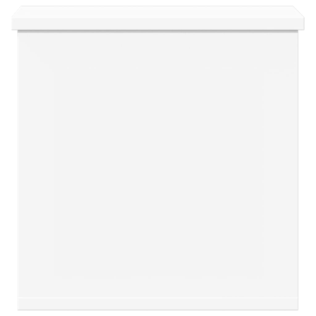 vidaXL Cutie de depozitare, alb, 30x35x35 cm, lemn prelucrat vidaXL Cutie de depozitare, alb, 30x35x35 cm, lemn prelucrat
