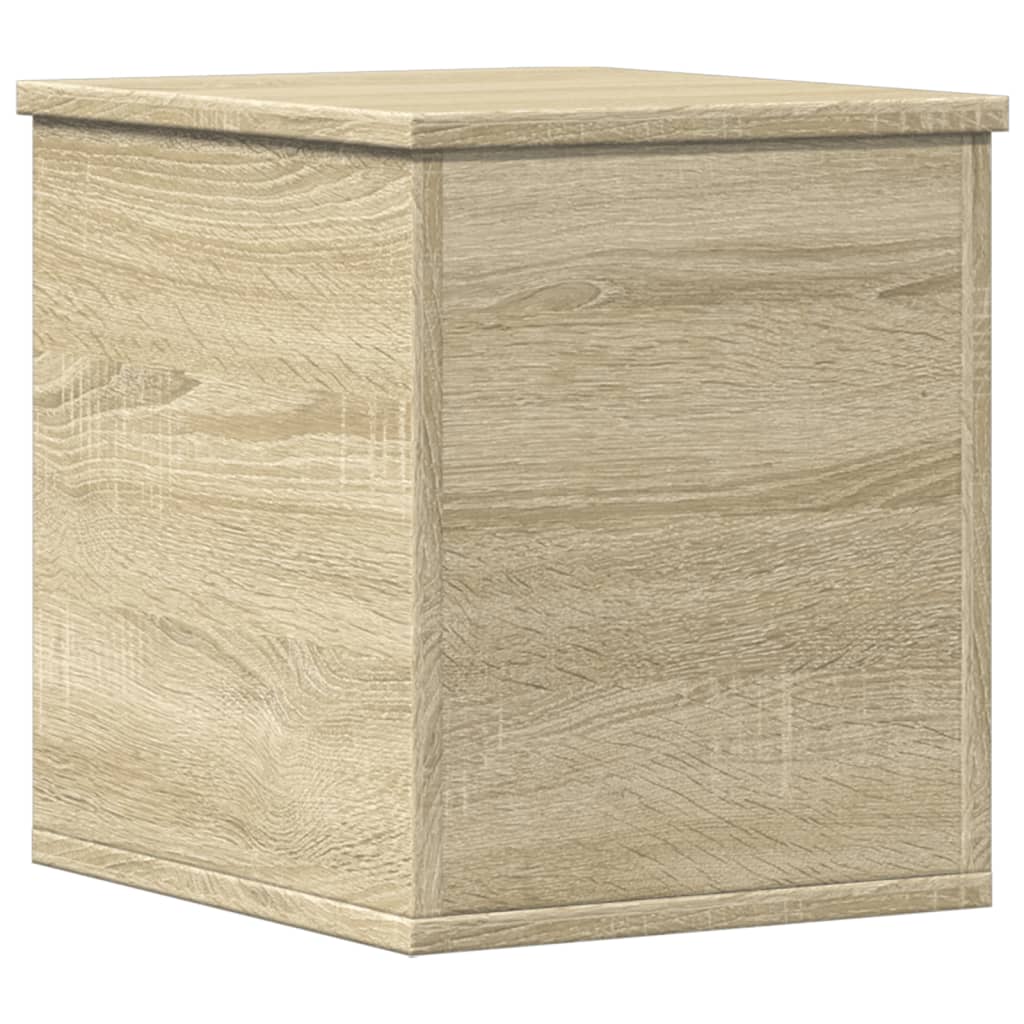 vidaXL Cutie de depozitare, stejar sonoma, 30x35x35 cm, lemn prelucrat vidaXL Cutie de depozitare, stejar sonoma, 30x35x35 cm, lemn prelucrat