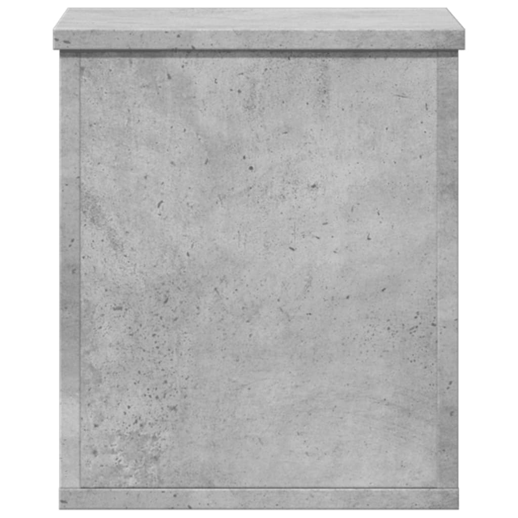 vidaXL Cutie de depozitare, gri beton, 30x35x35 cm, lemn prelucrat vidaXL Cutie de depozitare, gri beton, 30x35x35 cm, lemn prelucrat
