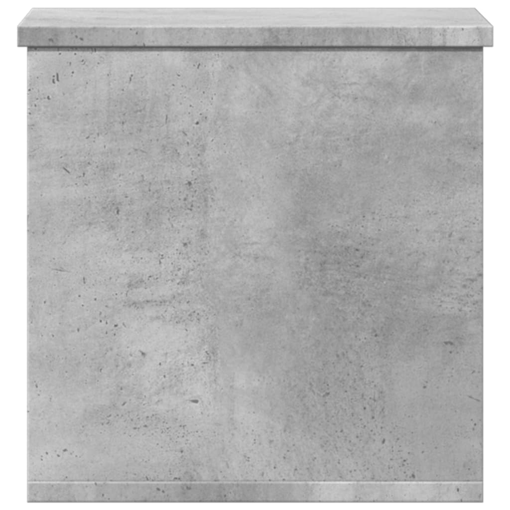 vidaXL Cutie de depozitare, gri beton, 30x35x35 cm, lemn prelucrat vidaXL Cutie de depozitare, gri beton, 30x35x35 cm, lemn prelucrat
