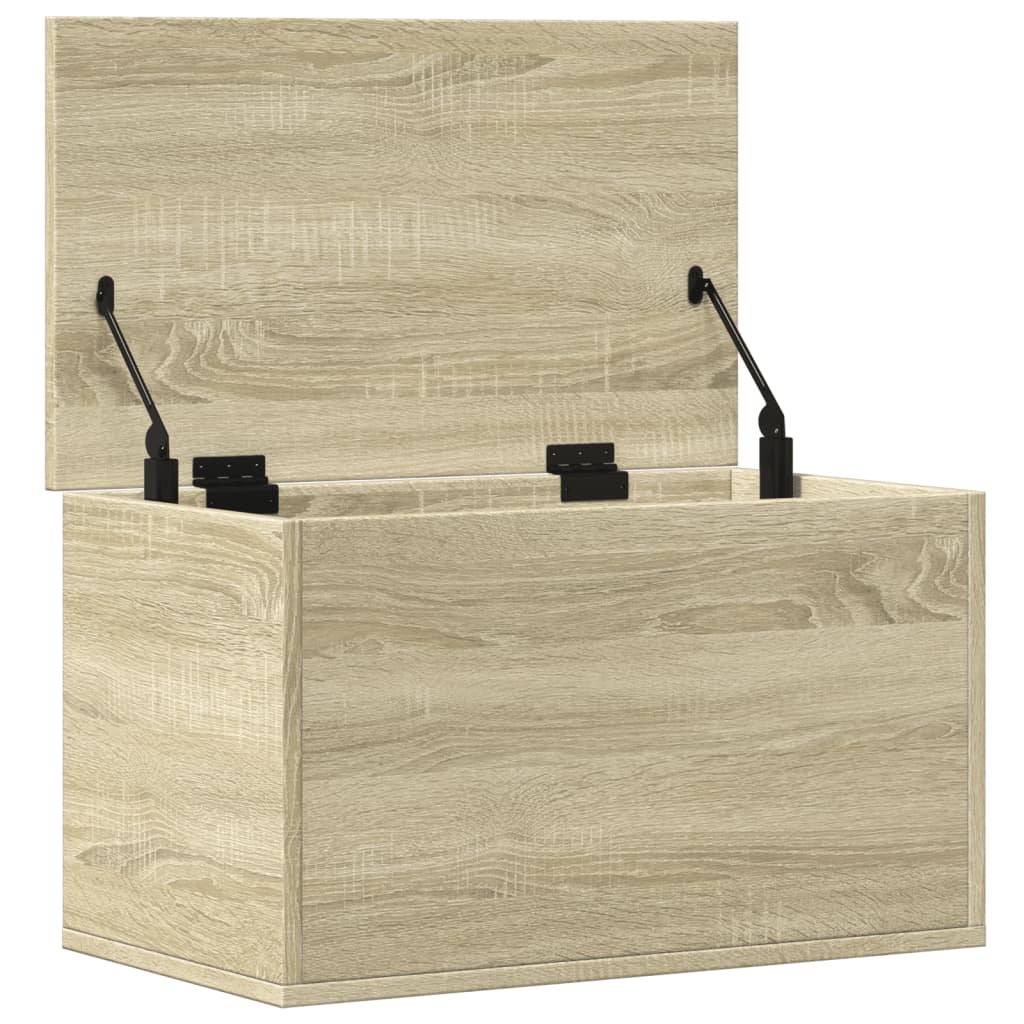 vidaXL Cutie de depozitare, stejar sonoma, 60x35x35 cm, lemn prelucrat vidaXL Cutie de depozitare, stejar sonoma, 60x35x35 cm, lemn prelucrat
