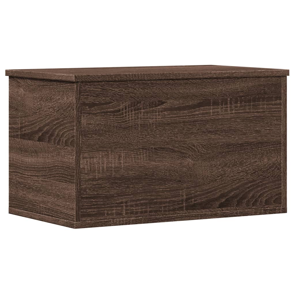 vidaXL Cutie de depozitare, stejar maro, 60x35x35 cm, lemn prelucrat vidaXL Cutie de depozitare, stejar maro, 60x35x35 cm, lemn prelucrat