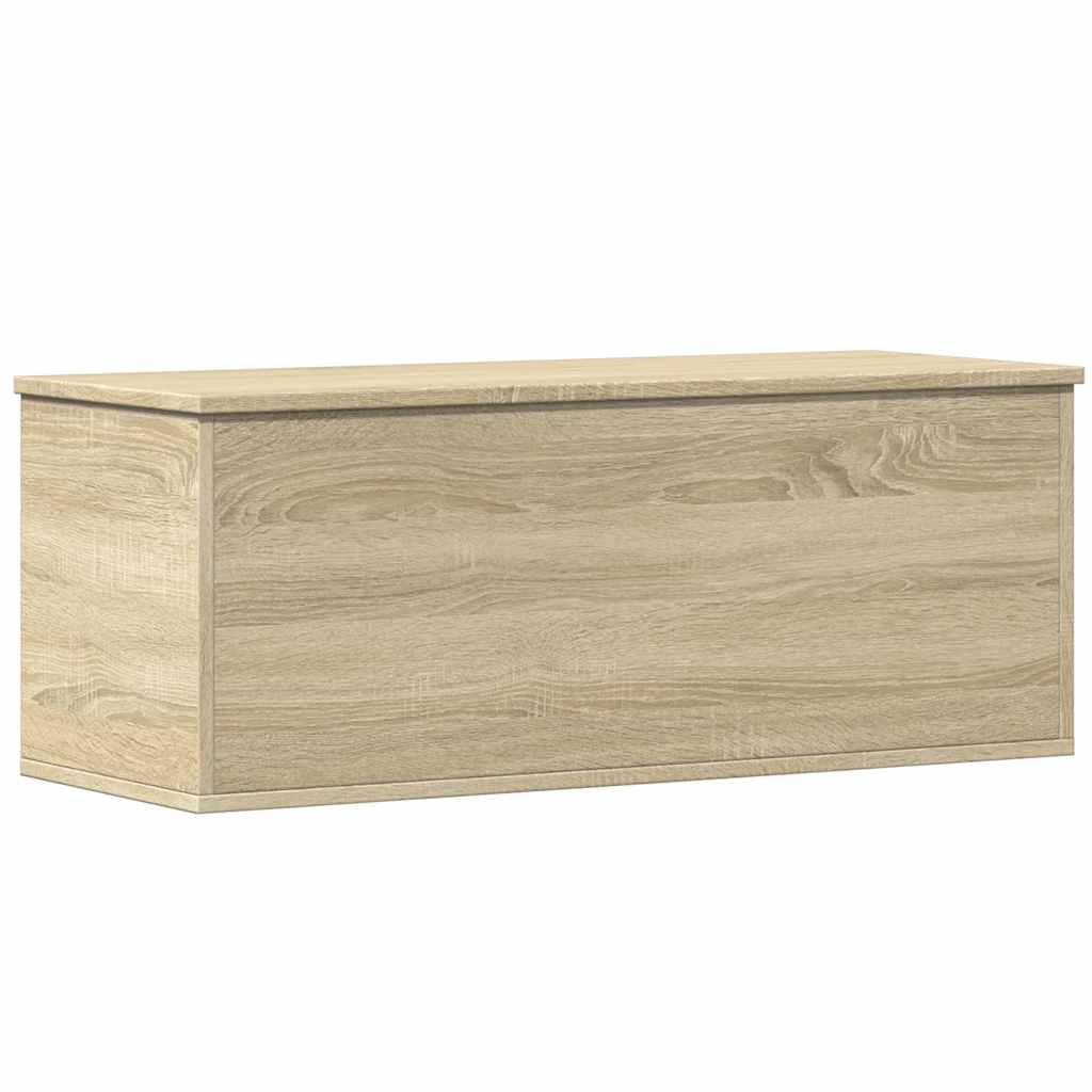 vidaXL Cutie de depozitare, stejar sonoma, 90x35x35 cm, lemn prelucrat vidaXL Cutie de depozitare, stejar sonoma, 90x35x35 cm, lemn prelucrat